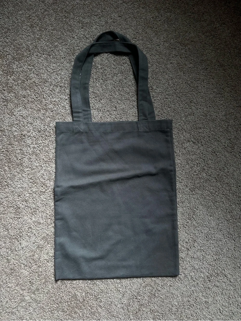 Rick Owens Gray Canvas Tote Bag